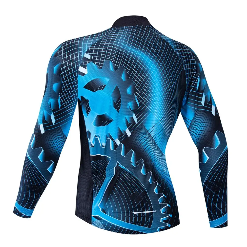 Cycling jersey Men's Bike Pro MTB Shirts long sleeve Team Maillot Ciclismo Tops Bicycle Racing for male Mens sport | Спорт и