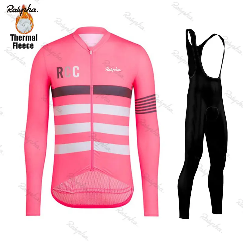 RCC Новый Raphaful зимний теплый флисовый комплект одежда для велоспорта мужской