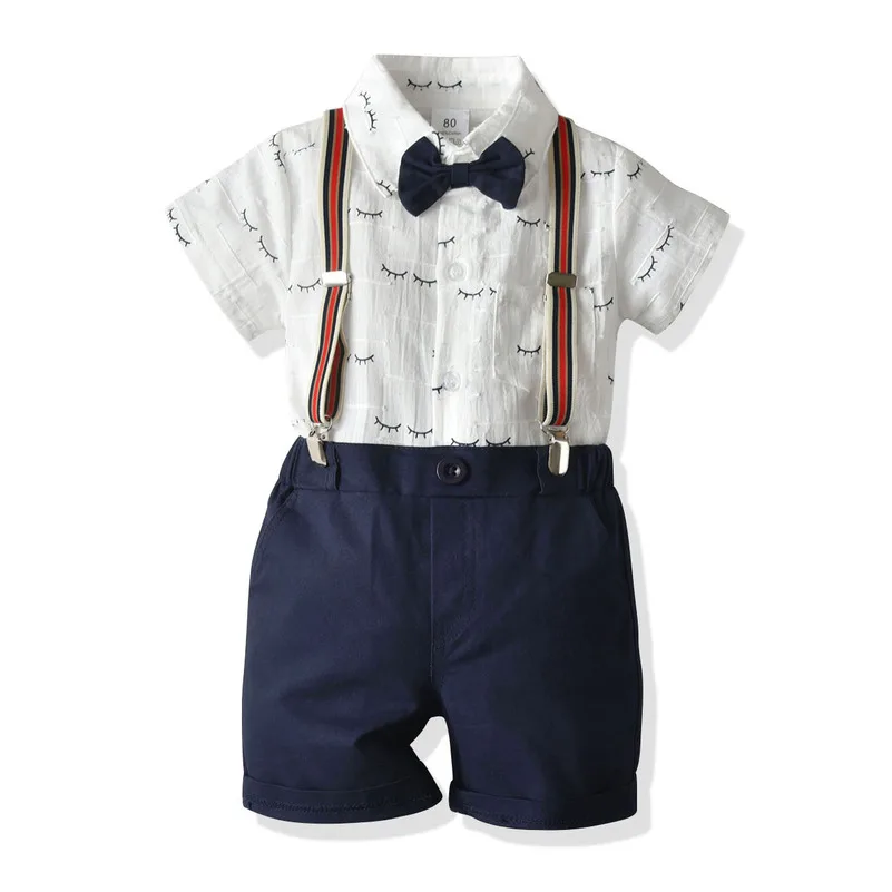 Fashion Baby Boy T-shirt Sling Pants Clothes Sets 0-4 Years Cool Summer Cotton Bodysuits for Infants Kids Children Toddler
Fashion Baby Boy T-shirt Sling Pants Clothes Sets 0-4 Years Cool Summer Cotton Bodysuits for Infants Kids Children Toddler