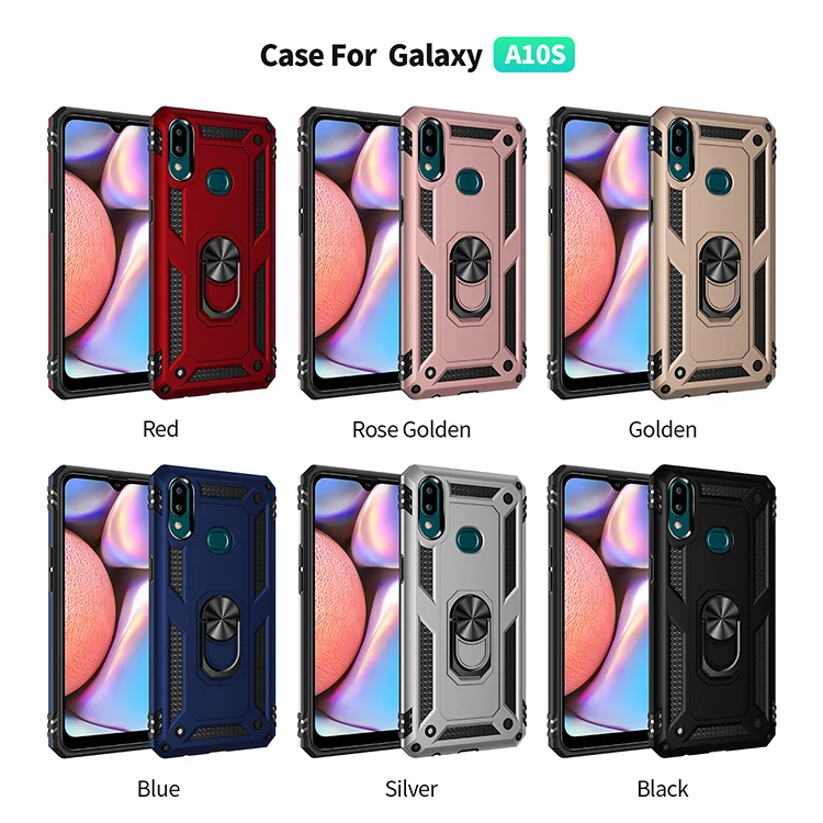 Чехол для samsung Galaxy A50S A30S, роскошный жесткий чехол из ТПУ с металлическим кольцом на палец для Galaxy A20S A40S A10S m30s Coques Fundas