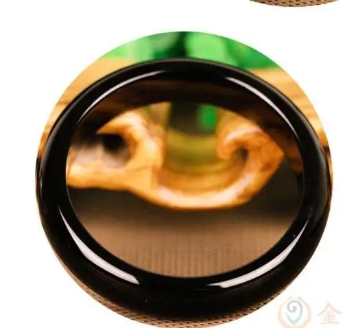 Koraba Изящные Ювелирные изделия Китай натуральный черный агат браслет Халцедон