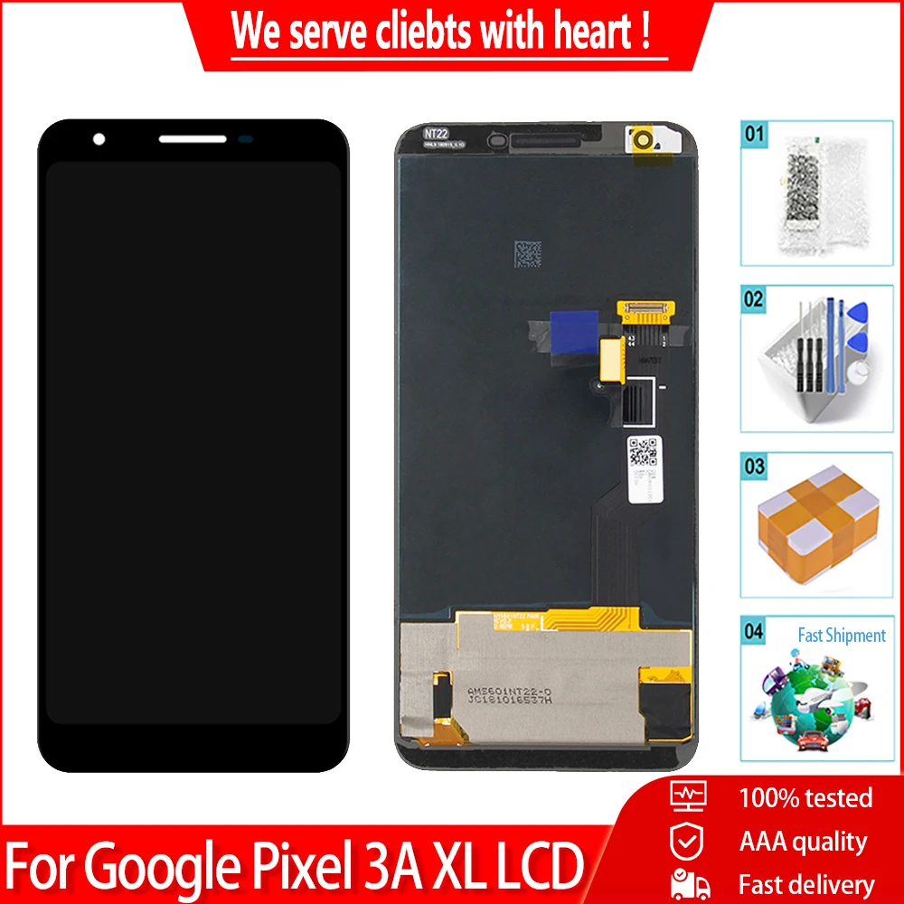 ЖК-дисплей 6 0 &quotдля Google Pixel 3A XL G020C G020G G020F дисплей с сенсорным экраном и