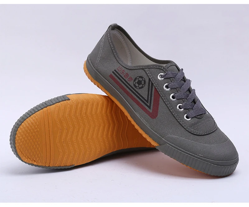 Армейский зеленый Feiyue/спортивная обувь с амортизацией; дышащая парусиновая обувь на плоской подошве для студентов; обувь для бега в стиле милитари - Цвет: Армейский зеленый