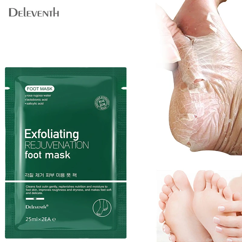 

Salicylic Acid Exfoliating Feet Mask Moisturizing Removal Calluses Dead Skin Crack Heel Sock For Pedicure Anti Crack Foot Spa