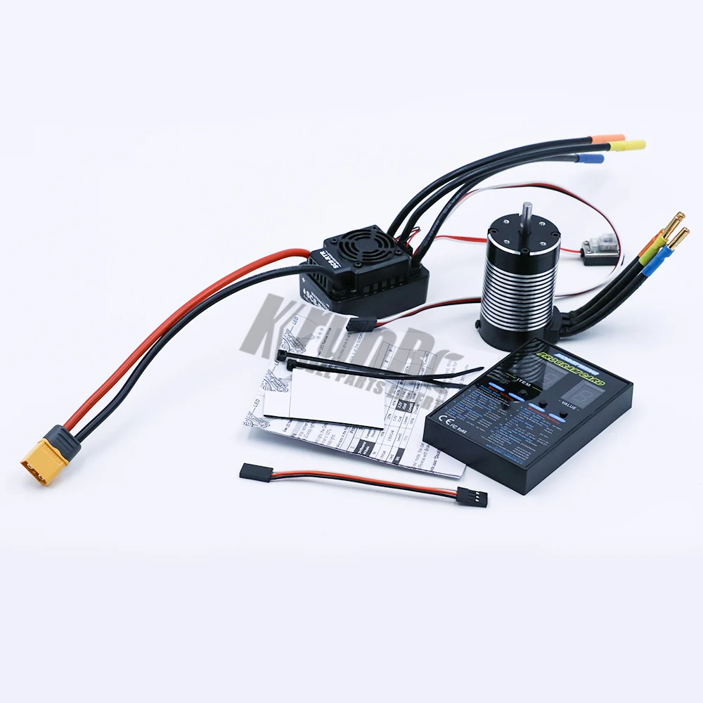 Hobbywing бесщеточный двигатель 120A + 3660 2700KV/3300KV/3500KV/3800kv программная карта для 1/10 RC