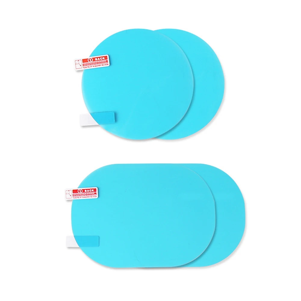 4 шт. Автомобильная зеркальная защитная пленка заднего вида противотуманная