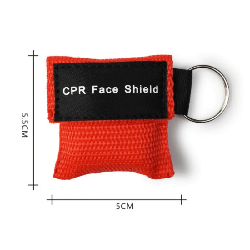1 шт. CPR маски cpr щитки для лица рот в рот дыхательная маска обучение aed для наружного кемпинга Пешие прогулки безопасность и выживание