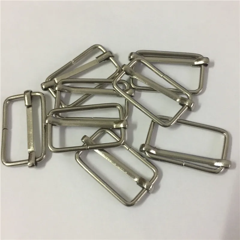 50 шт. серебристые регулируемые металлические ремни 25 мм|triglides slides|metal bucklesuspender buckles