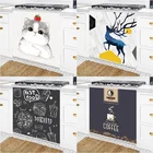 Короткие Занавески для шкафа, кухни, пылезащитный чехол, полузанавеска для хранения обуви, Полка для шкафа, пылезащитный чехол, занавеска для окна, ресторана