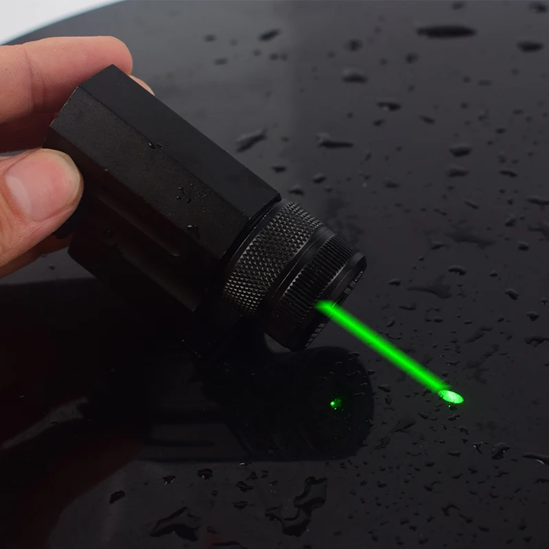 Тактический охотничий мощный зеленый точечный лазерный прицел для пистолета и