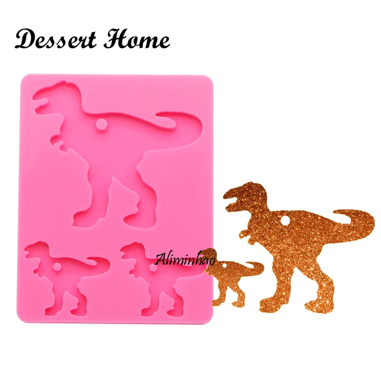 DY0101 &quotсделай сам&quot с принтом динозавра для мамы и малыша формы эпоксидной смолы