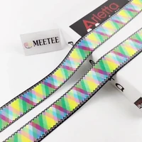 5meter meetee 38mm 1mm thick printed ethnic jacquard webbing bags strap belt ribbons diy tape bias binding sewing accessories