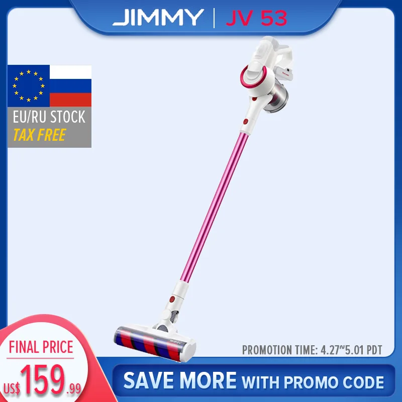 [Бесплатная доставка] [быстрая сушка] Jimmy JV53 ручной беспроводной пылесос