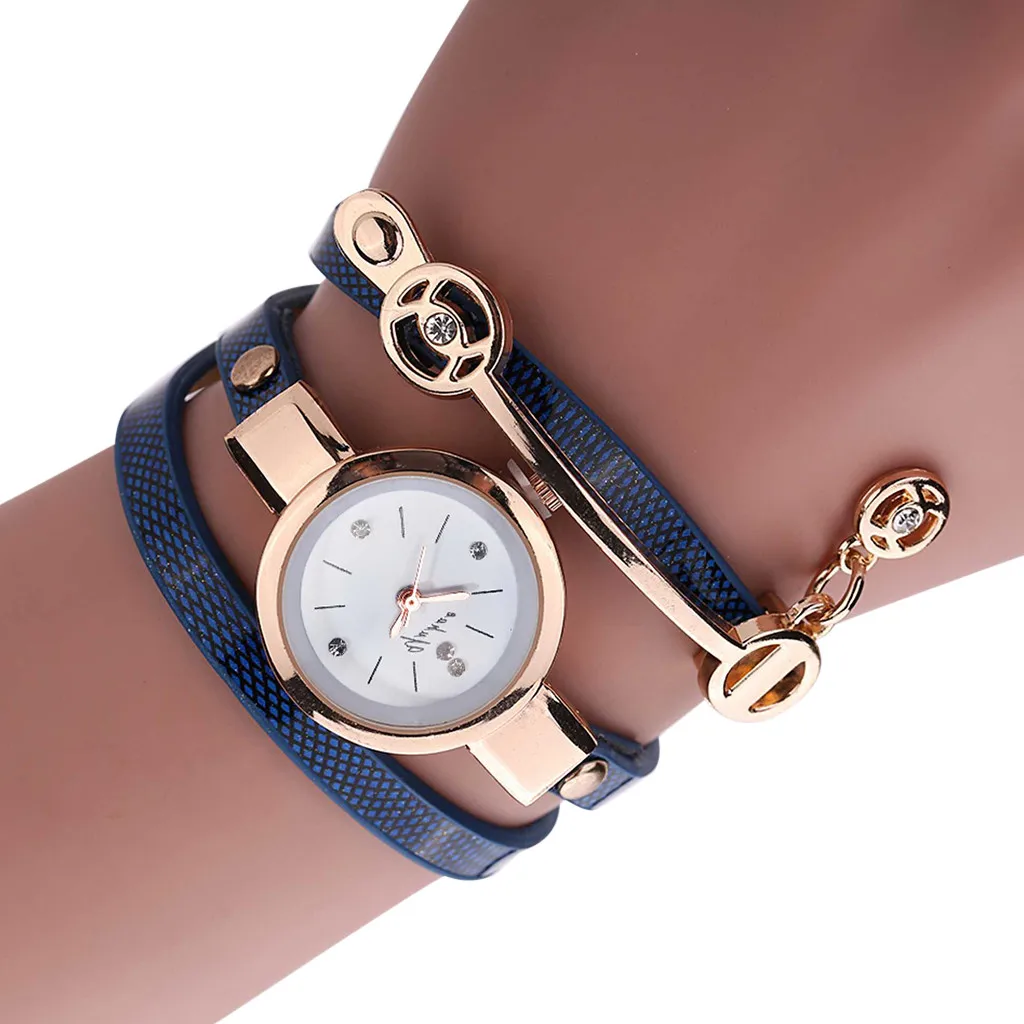 

Watches Women Brand Leather Strap High Quality Gold Bracelet Quartz Watch For Women Dress Wristwatches Female Clock