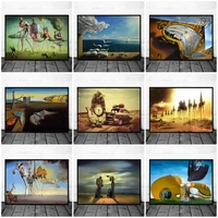 surrealism canvas paintings by salvador dali famous wall art posters and prints wall pictures for living room home decor