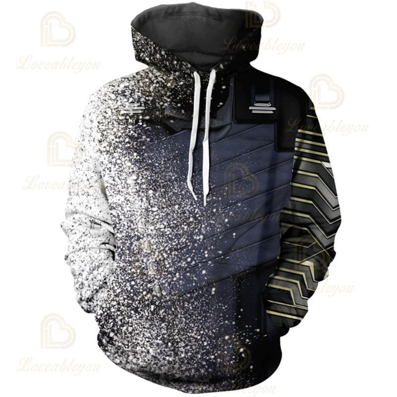 Толстовка с капюшоном мужская и женская для косплея 3D-принтом S-5XL | Тематическая