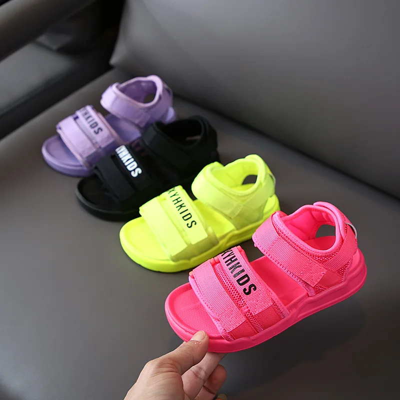 

Children's sports sandals 2021 summer new boys' shoes girls casual shoes middle-aged children's student sandals