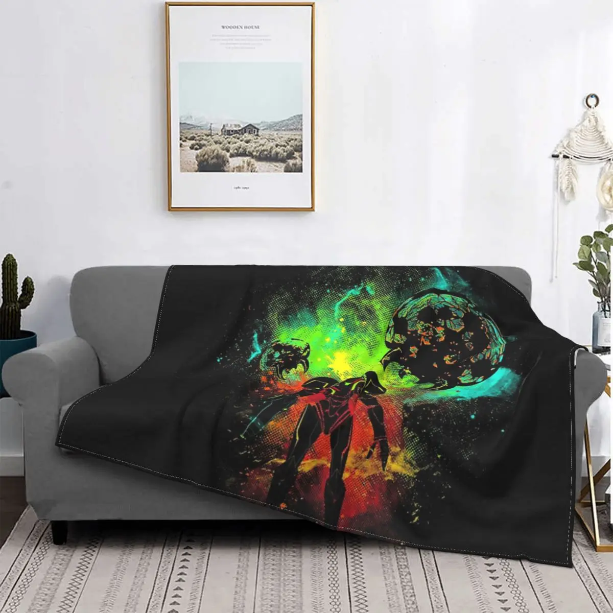 Bounty Hunter Of Space Blanket Bedspread Bed Plaid Blankets Plaid Sofa Beach Blanket Quilts And Quilt