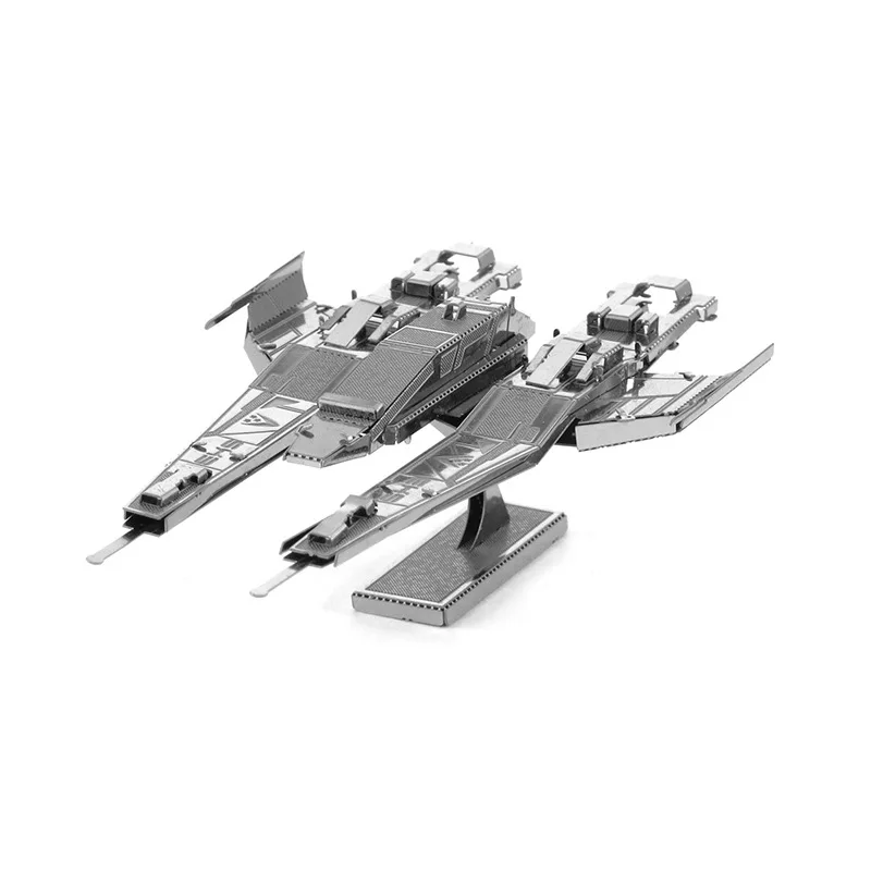SX3 alliance cruiser 3D металлическая головоломка модель игрушка головоломка военная конструкция насекомое несколько моделей Набор DIY взрослых головоломки развития интеллекта - Цвет: SX3 alliance cruiser