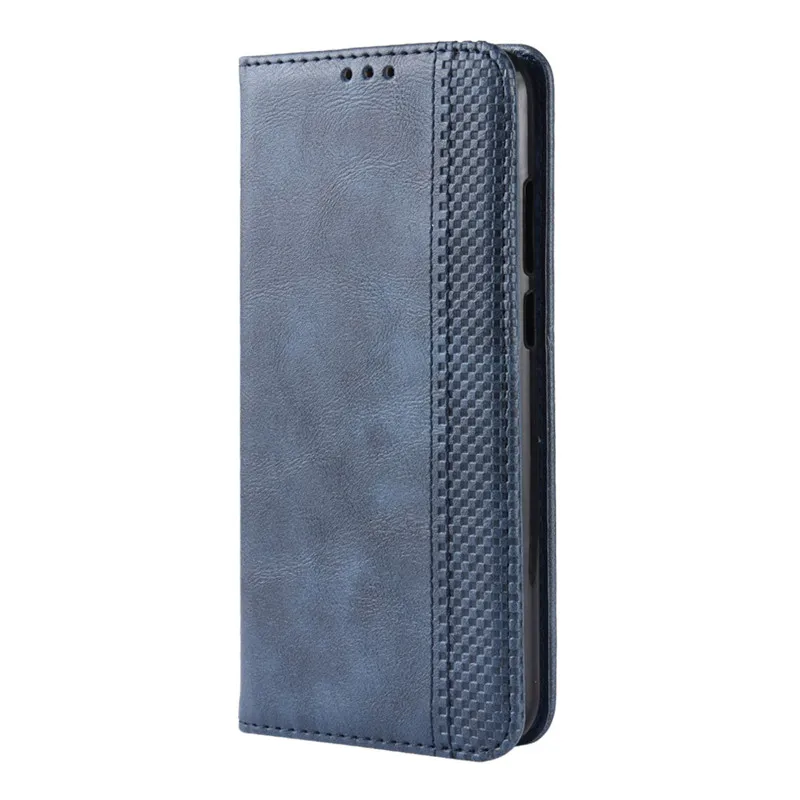 Чехол с откидной крышкой для huawei Y6 Pro 2019 класса люкс из искусственной кожи задняя