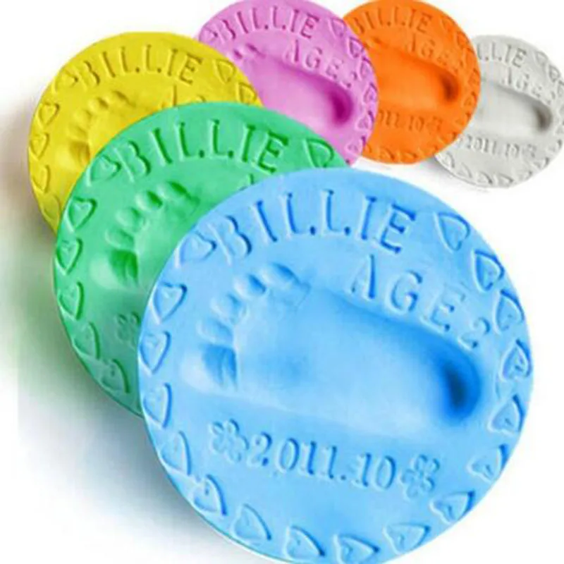 2 шт. мягкая глина для рукоделия детская ручная печать отпечаток отпечатков