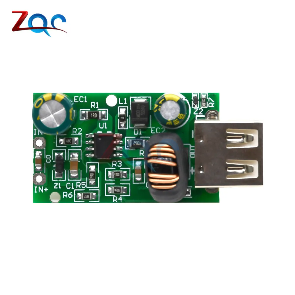 USB DC 12V 24V 48V 72V 80V 5V 2A Шаг вниз Питание понижающий преобразователь Напряжение
