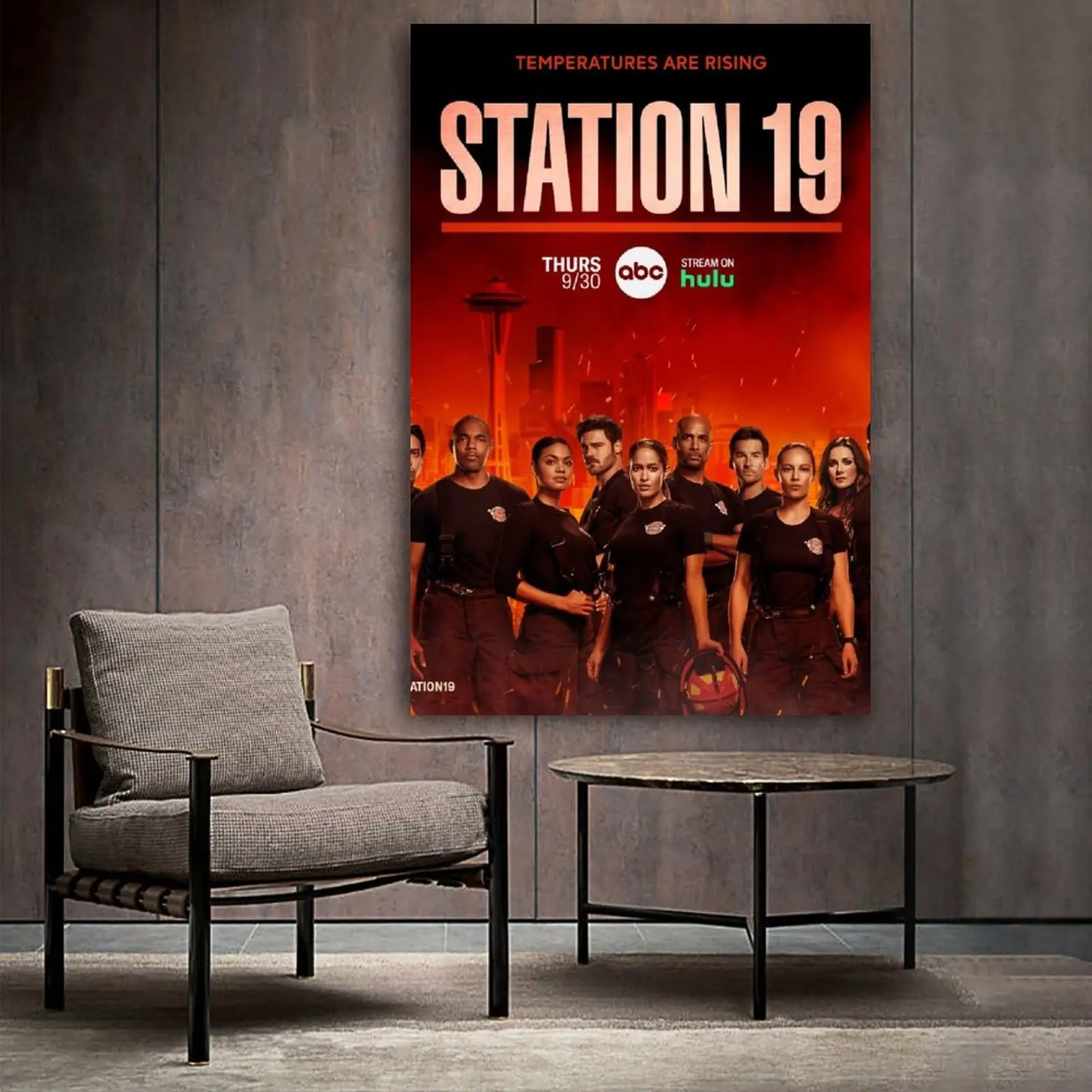 

Station 19 Movie & TV Poster Decorative Painting Canvas Wall Art Living Room Posters Bedroom Painting