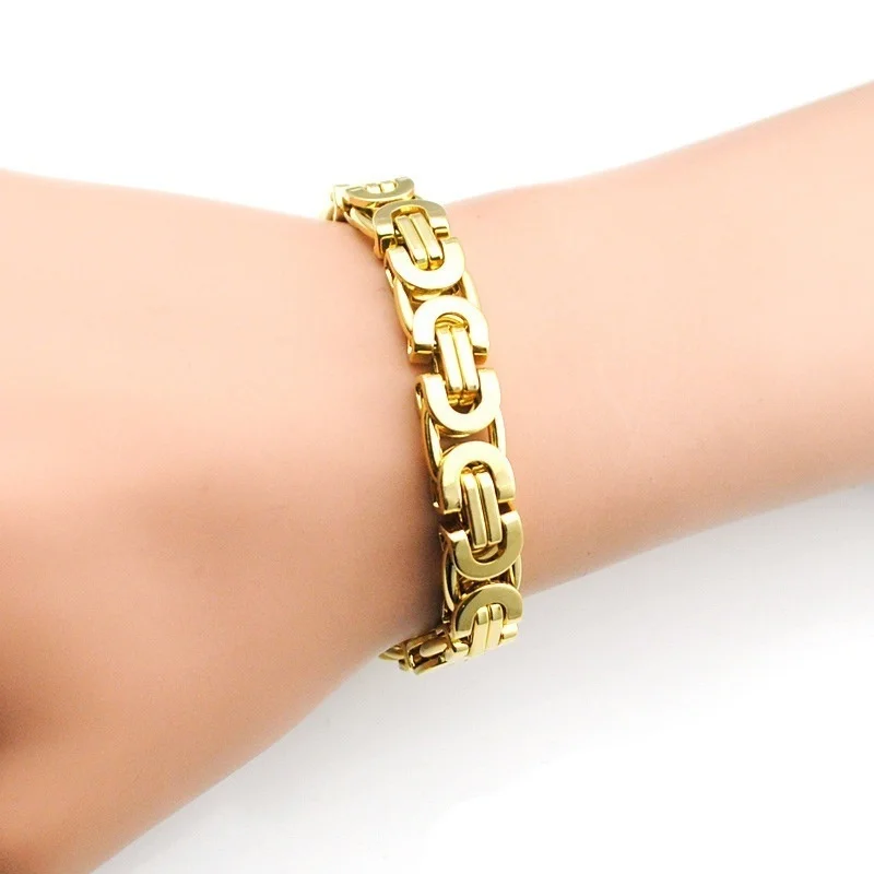 Модный Ювелирный Браслет yyw из нержавеющей стали для мужчин и женщин крутая