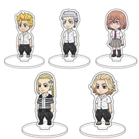 anime tokyo revengers cute figure cosplay acrylic stands takemichi hinata atsushi model plate for fans gift collecting toys