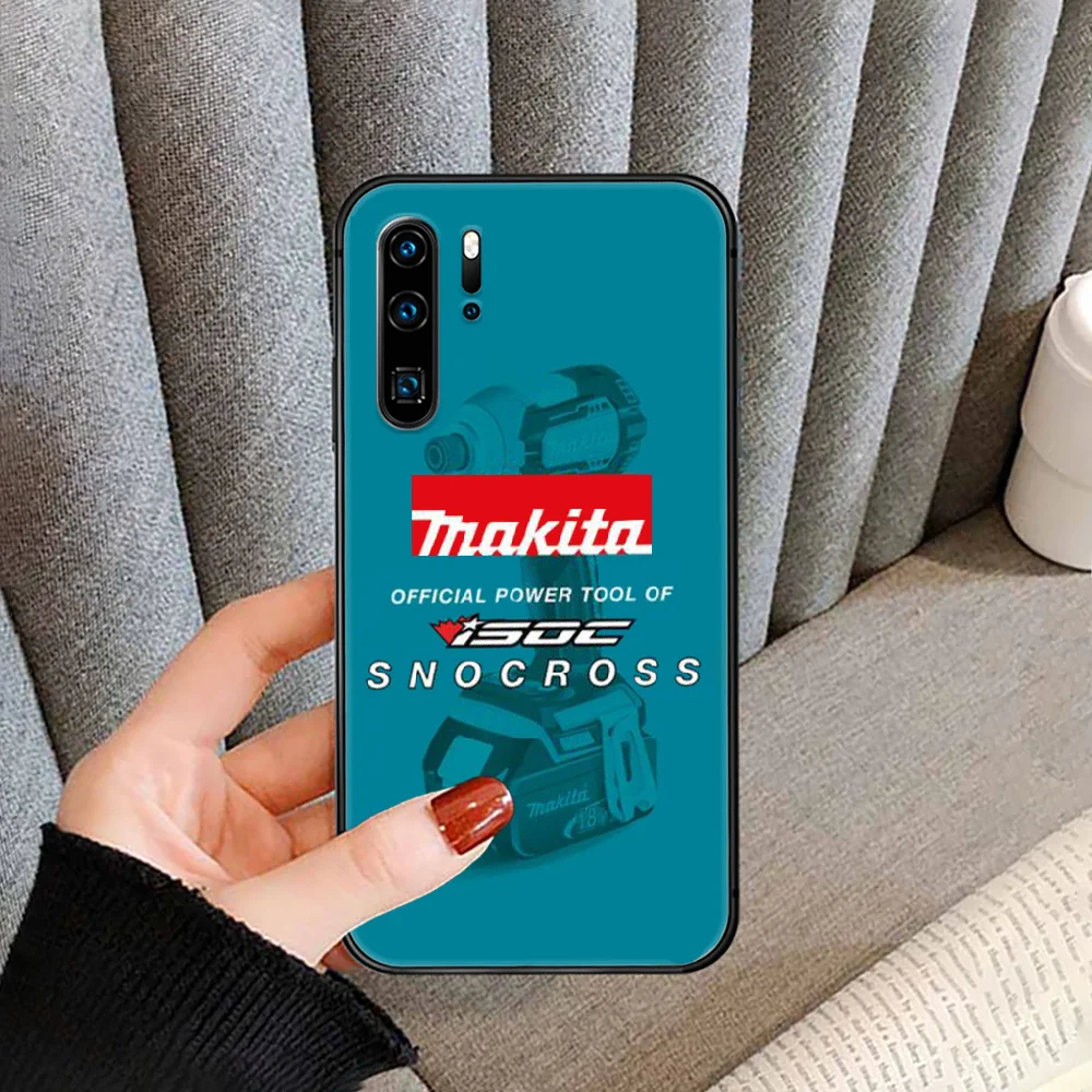 

Makita Toolbox Phone Case Cover For Huawei P Mate Smart 10 20 30 40 Lite Z 2019 Pro Black black Cover Fashion Etui Luxury Shell