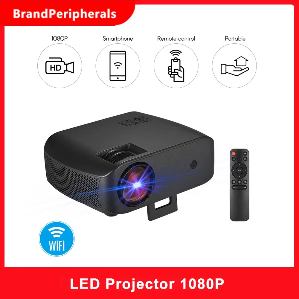 Светодиодный Видеопроектор для домашнего кинотеатра проектор 2800 люмен