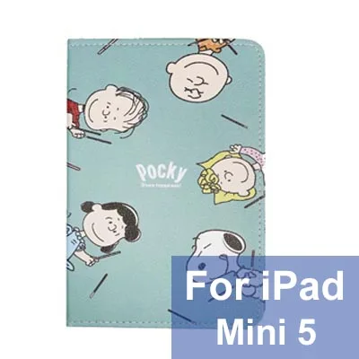 Чехол для планшета для iPad mini 5 Capa Para прекрасный мультфильм PU кожаный смарт-чехол для iPad 9,7 Air 1/2 Mini 4 авто сна - Цвет: For ipad mini 5