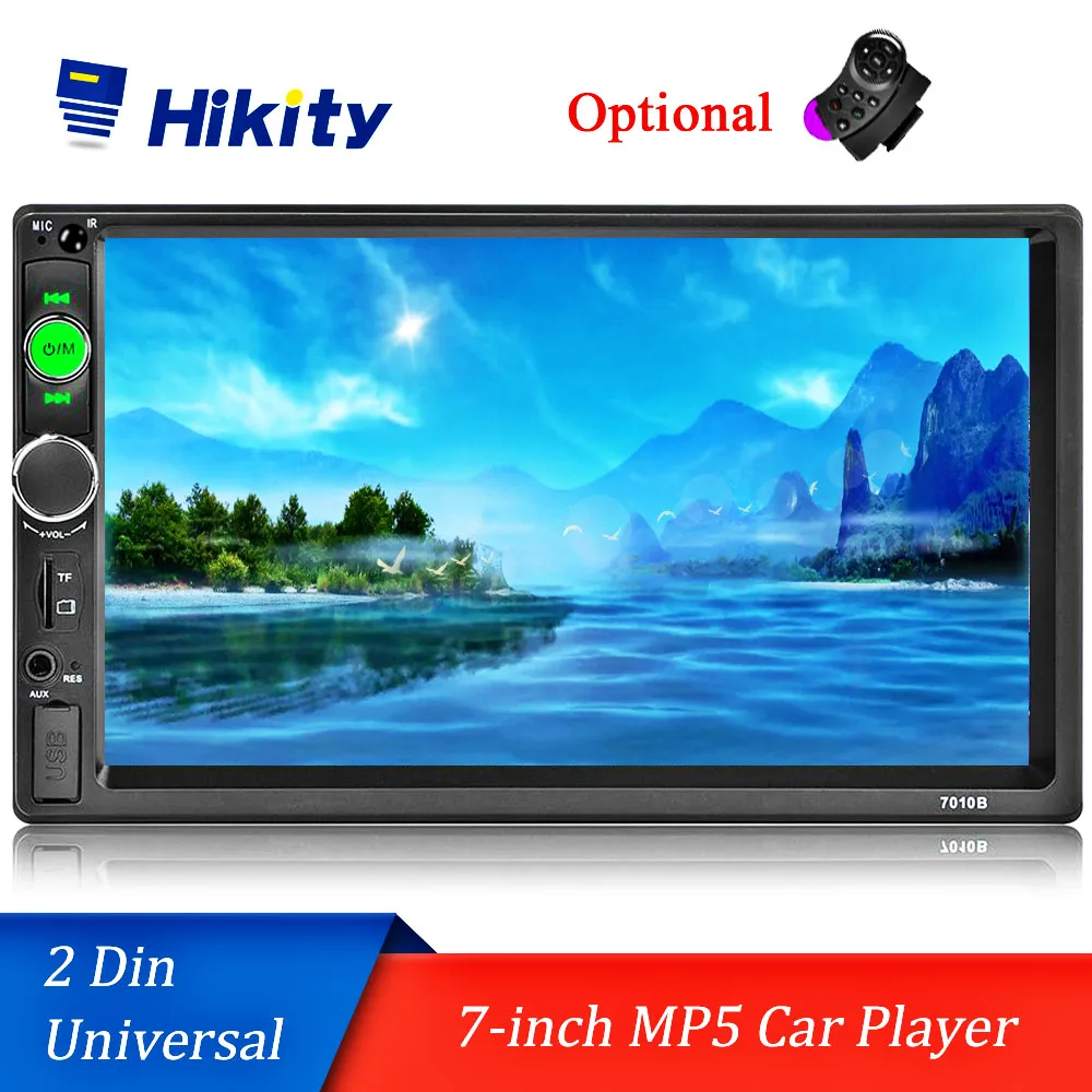 Автомагнитола Hikity 2 din мультимедийный плеер Bluetooth зеркальная связь Авторадио