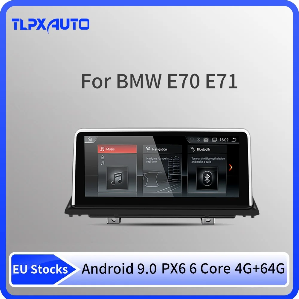 Автомобильный мультимедийный плеер 6-ядерный процессор экран 10 25 дюйма Android 9 0 4 Гб