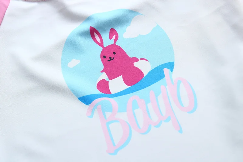 Купальник UPF50 + для девочек 3 шт./компл. купальник с длинным рукавом От 1 до 9 лет