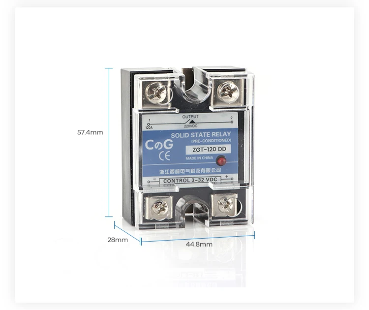 CG SSR-120DD 150 ДД 220 В 380 в 600 В однофазный JGX DC Контроль DC теплоотвод 3-32VDC до 5-220VDC 120A 150A DD твердотельное реле