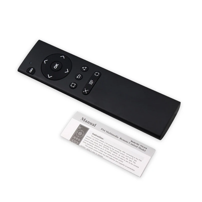 

Ultra-thin 2.4G Wireless Multimedia Remote Controller for Playstation 4 for PS4 Gaming Console/DVD Video Remote Control