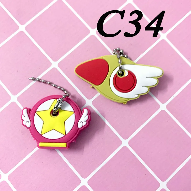 2 шт./лот мультфильм силиконовой защитной Брелок чехол для ключа управления пыли