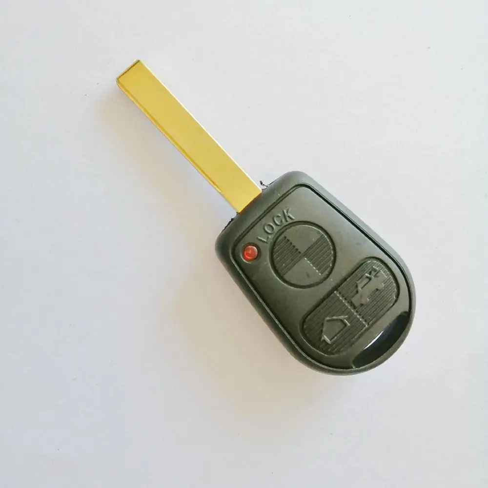 Сменный Чехол для ключа с тремя кнопками и необработанным лезвием чехол