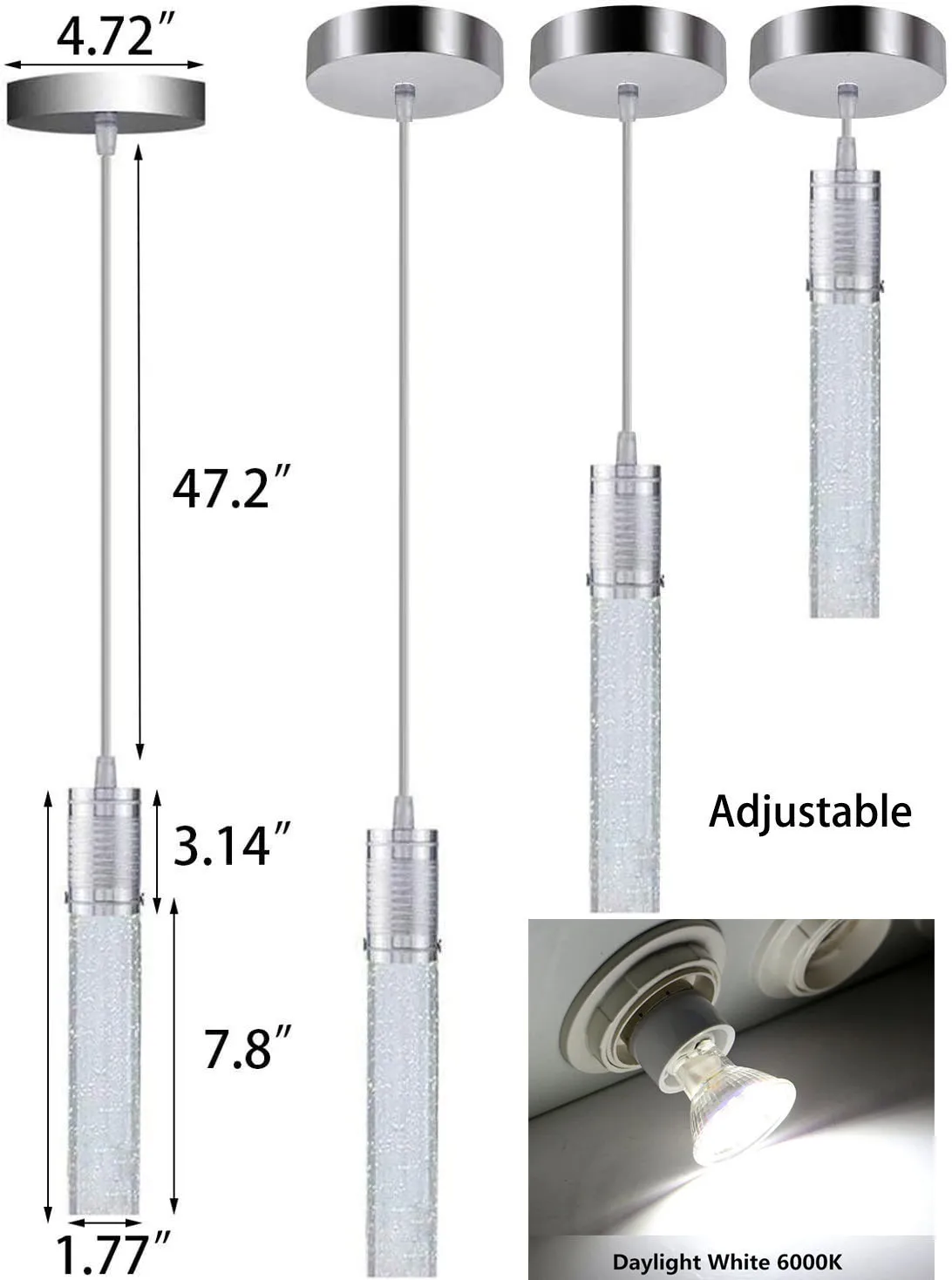 Светодиодные Пузырьковые хрустальные люстры светильник ветительные