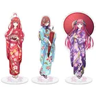 Аниме квинтуплетки, кимоно с зонтиком, серия Nakano Ichika Miku, модель, пластина для косплея, Декор