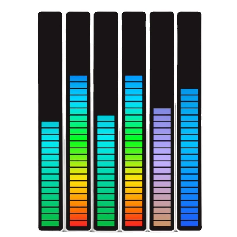 Светодиодная лента с управлением звуком разноцветный светильник RGB