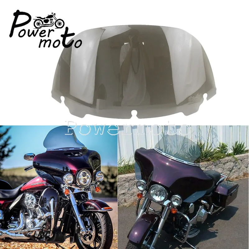 Обтекатель ветрового стекла Smoke 10 &quotдля Harley Touring Electra Street Tri Glide FLH FLHT 2014 2019| |