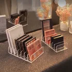 Новинка 7 ячеек Пластиковая Полка для хранения косметики для макияжа и румян Настольный ящик для демонстрации нескольких ячеек лоток для теней Коробка органайзер для макияжа