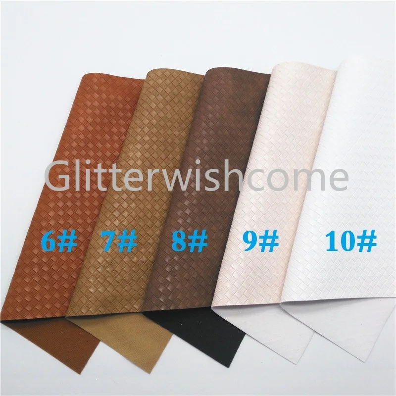 Glitterwishcome 21X29 см A4 размер винил для бантов ткачество синтетическая кожа, искусственная кожа листы для бантов, GM626A