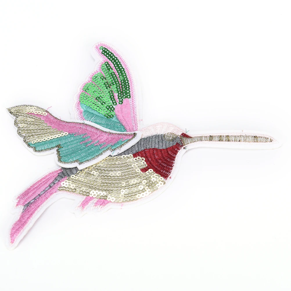 DIY Лоскутные Птицы вышитые патчи железа на шитье для одежды полосы аппликация Diy