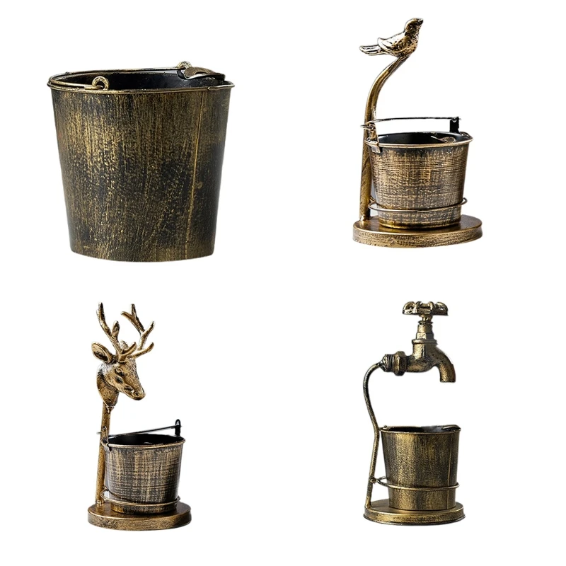 

Креативная личность, искусственное оформление стола, декоративный металлический портативный Декор