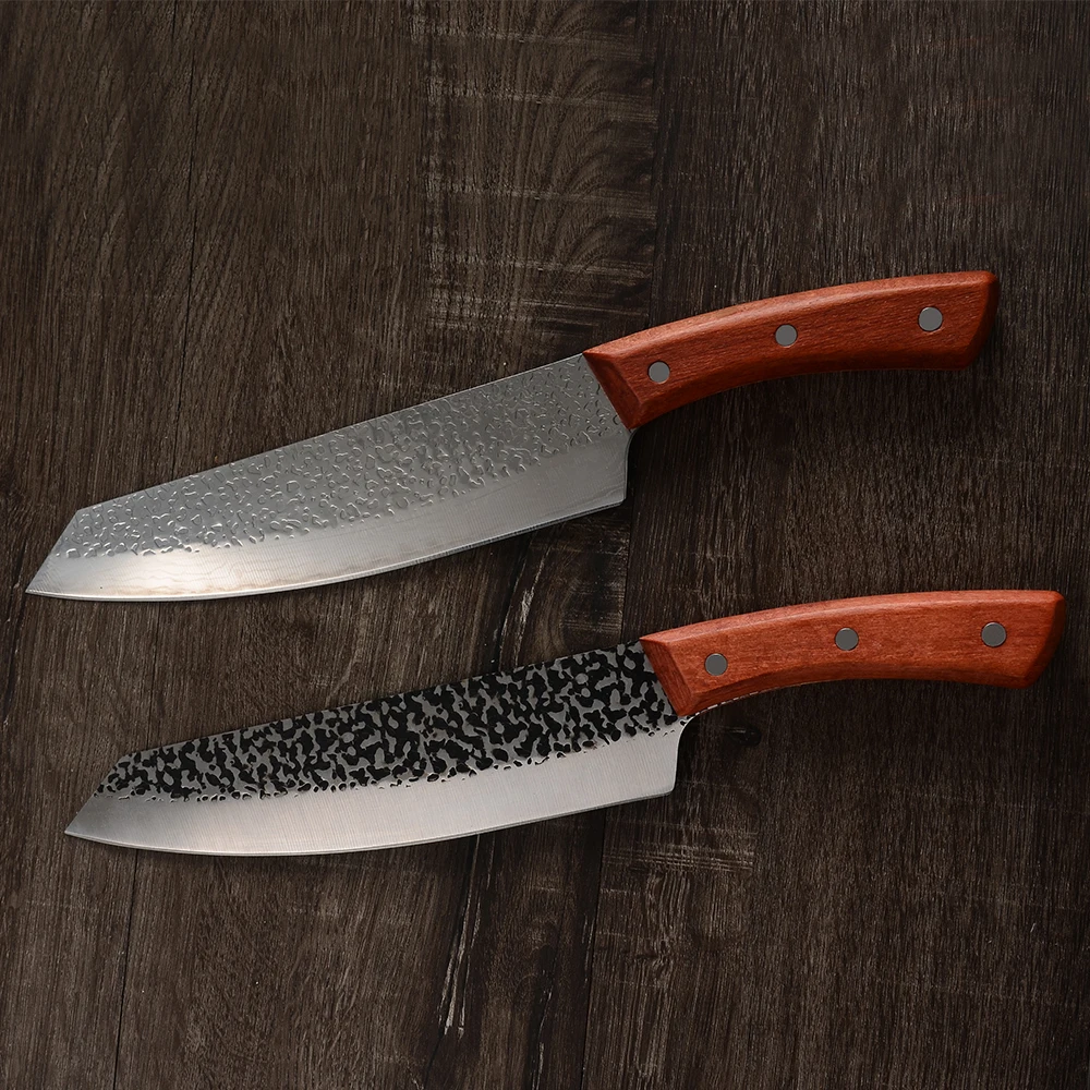 8 дюймов кованый нож для мясника Qing из высокоуглеродистой стали обвалочный