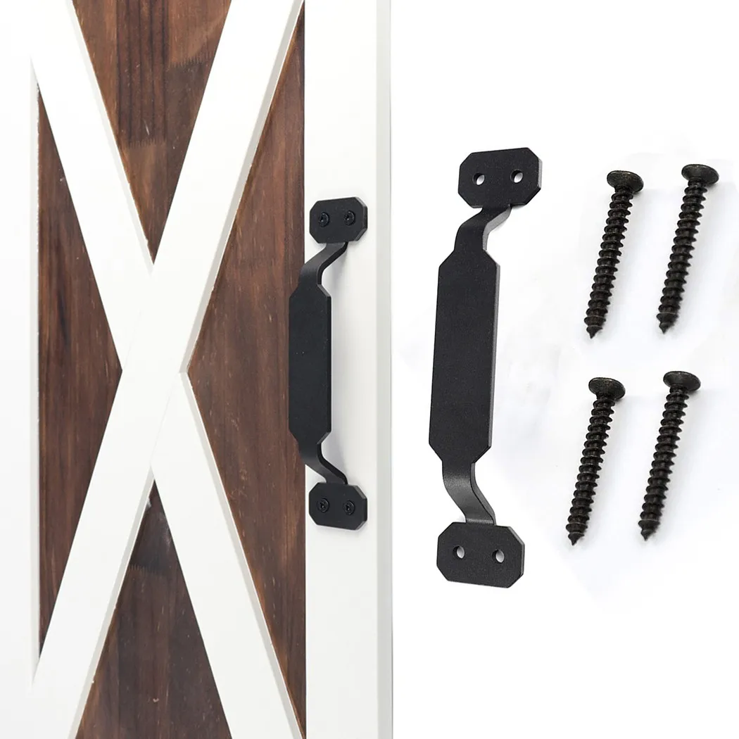 

Sliding Barn Wood Door Handle Punch-free Pull Cabinet Flush Hardware Set Interior Door Furniture Cabinet Cupboard Hardware Tool
