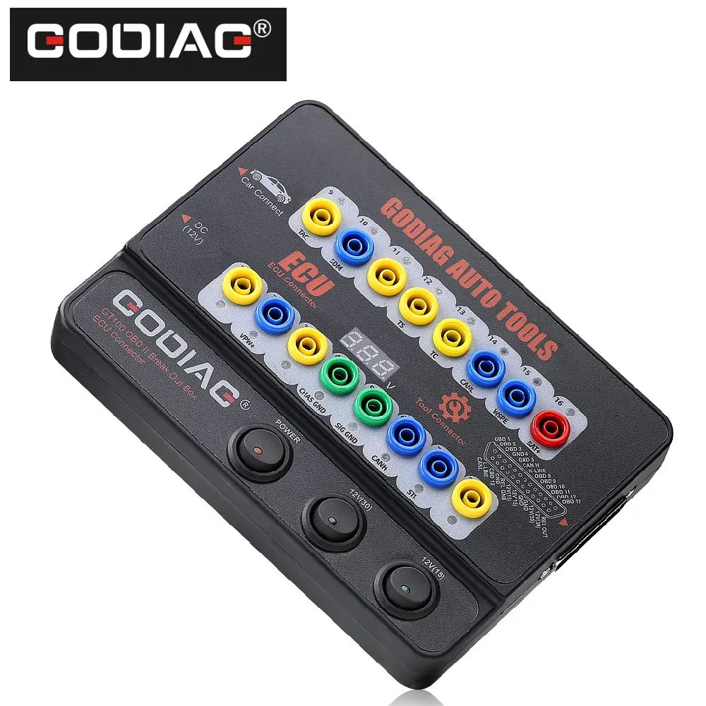 GODIAG GT100 OBD II Break Out Box ECU коннектор инструменты| |
